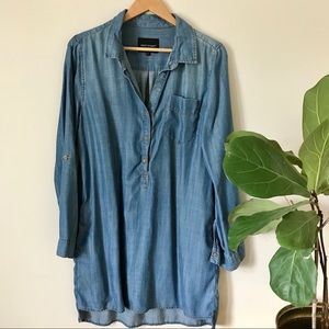 Velvet Heart | Denim Dress Relaxed Fit Long Sleeve
